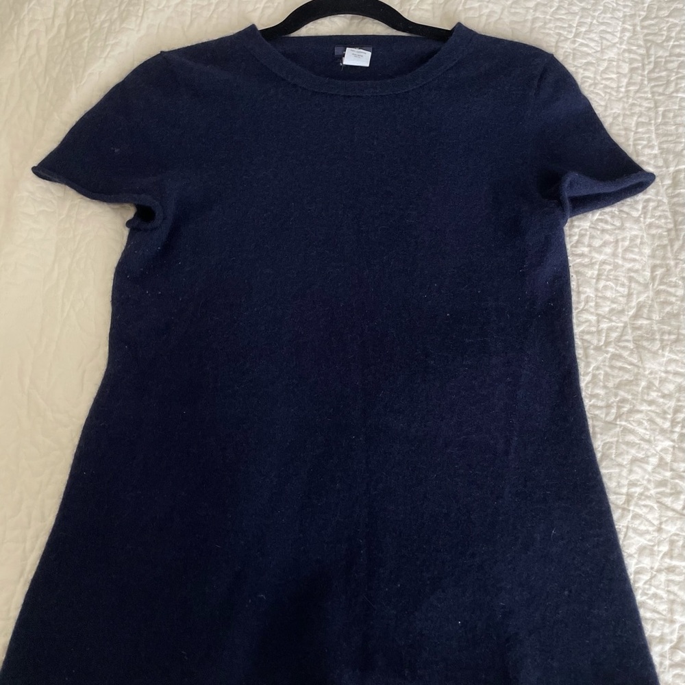 JCrew Cashmere T-shirt navy Blue